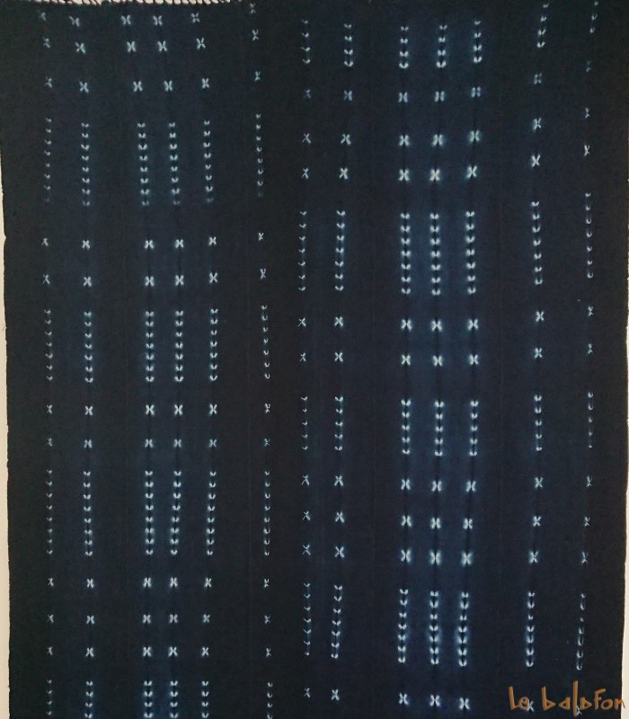 Plaid ethnique Indigo