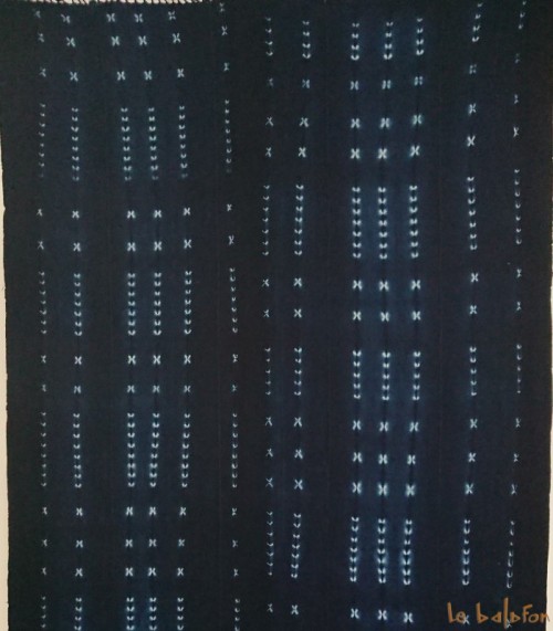 Plaid ethnique Indigo