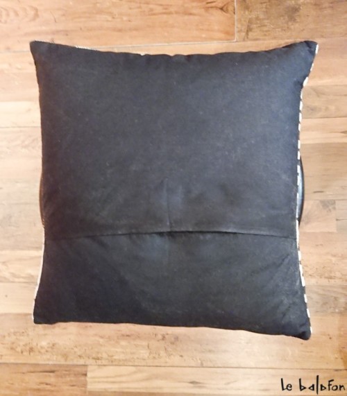 housse de coussin ethnique africain bogolan