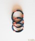 Bracelet africain en plastique recyclé