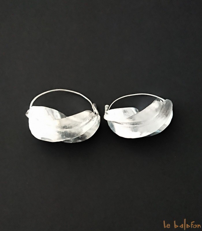 Boucles d'oreilles Peul 5 cm