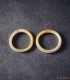 boucles d'oreilles ethniques en corne de zebu