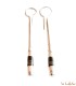 Boucles d’oreilles Ethniques Touareg en Argent et ébène