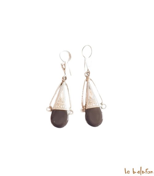 Boucles d’oreilles Ethniques Touareg en Argent
