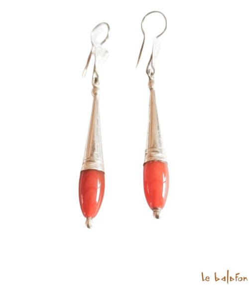 Boucles d’oreilles Ethniques Touareg en Argent