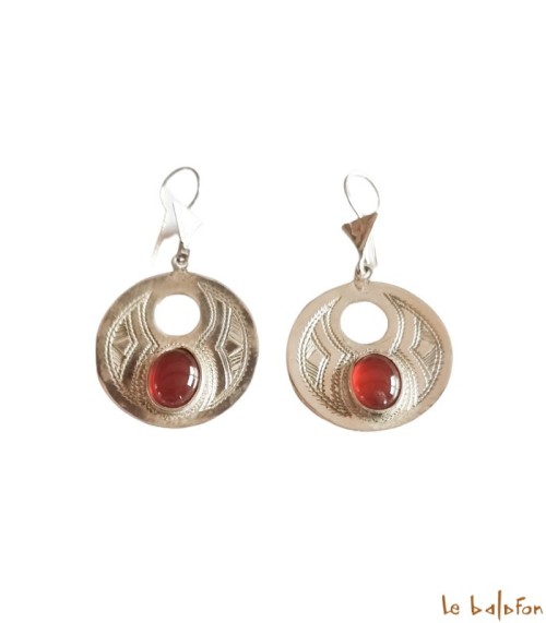 Boucles d’oreilles Ethniques Touareg en Argent