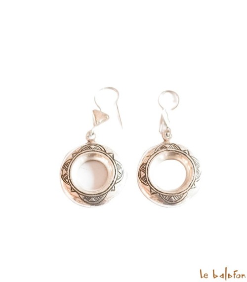 Boucles d’oreilles Ethniques Touareg en Argent