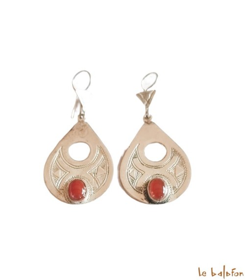 Boucles d’oreilles Ethniques Touareg en Argent