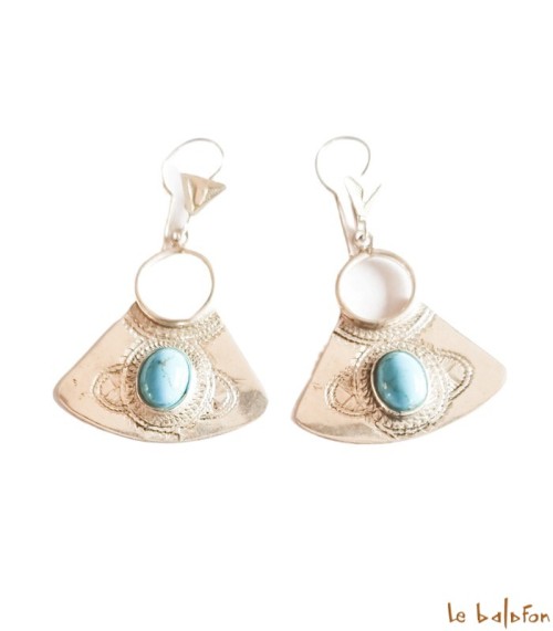 Boucles d’oreilles Ethniques Touareg en Argent