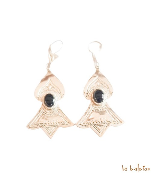 Boucles d’oreilles Ethniques Touareg en Argent