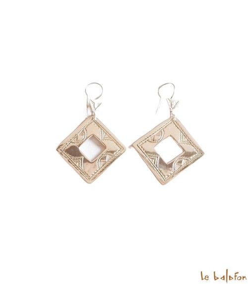 Boucles d’oreilles Ethniques Touareg en Argent