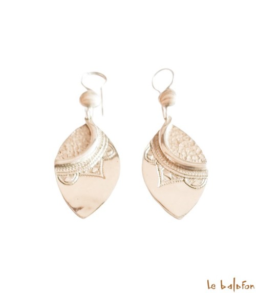 Boucles d’oreilles Ethniques Touareg en Argent