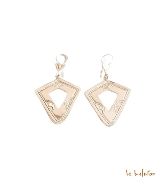 Boucles d’oreilles Ethniques Touareg en Argent