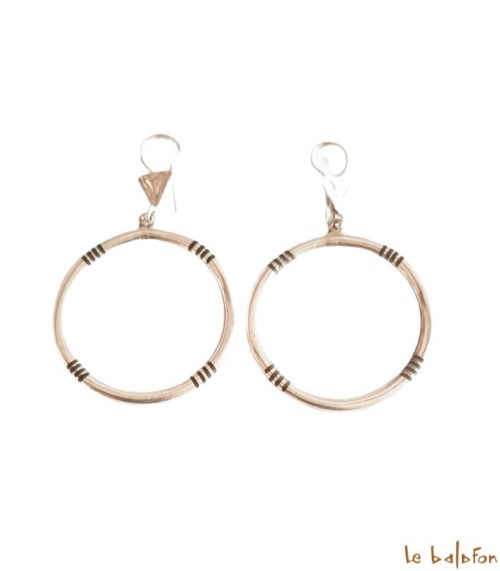 Boucles d’oreilles Ethniques Touareg en Argent