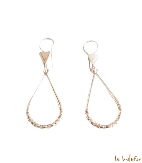 Boucles d’oreilles Ethniques Touareg en Argent