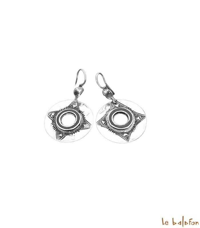 Boucles d’oreilles Ethniques Touareg en Argent