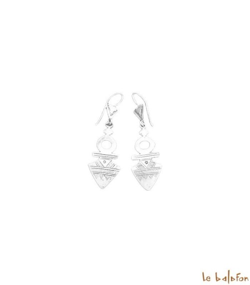 Boucles d’oreilles Ethniques Touareg en Argent