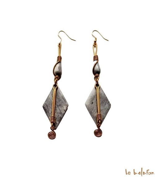 Boucles d'oreilles ethniques