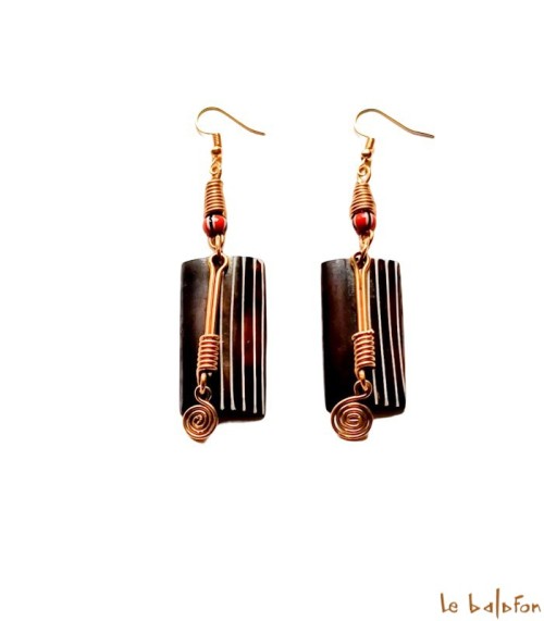 Boucles d'oreilles ethniques