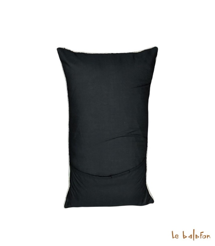 housse de coussin ethnique africain bogolan