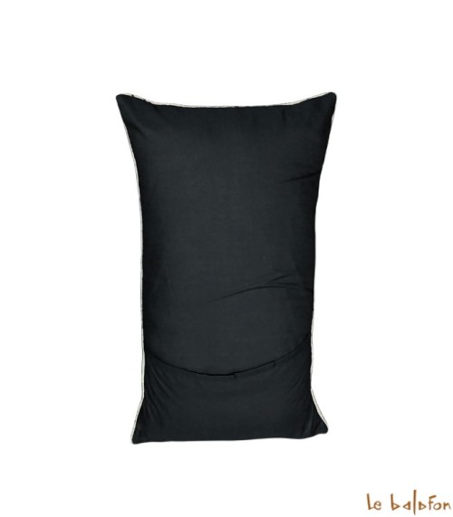housse de coussin ethnique africain bogolan