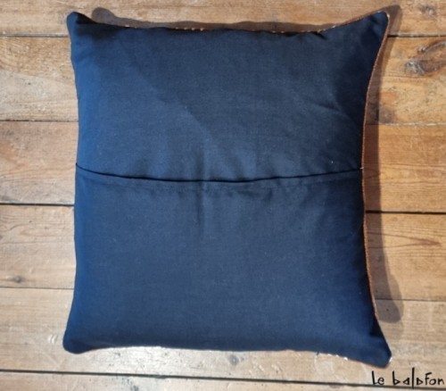 housse de coussin ethnique africain bogolan