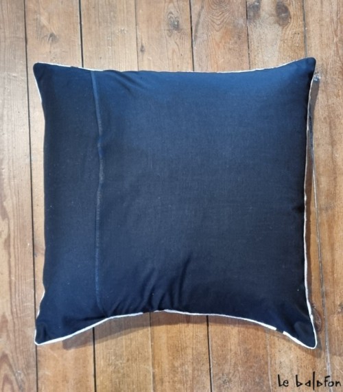 housse de coussin ethnique africain bogolan