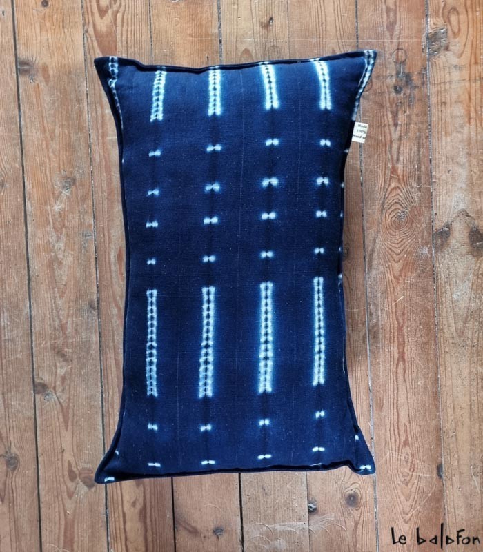 coussin indigo 40x60