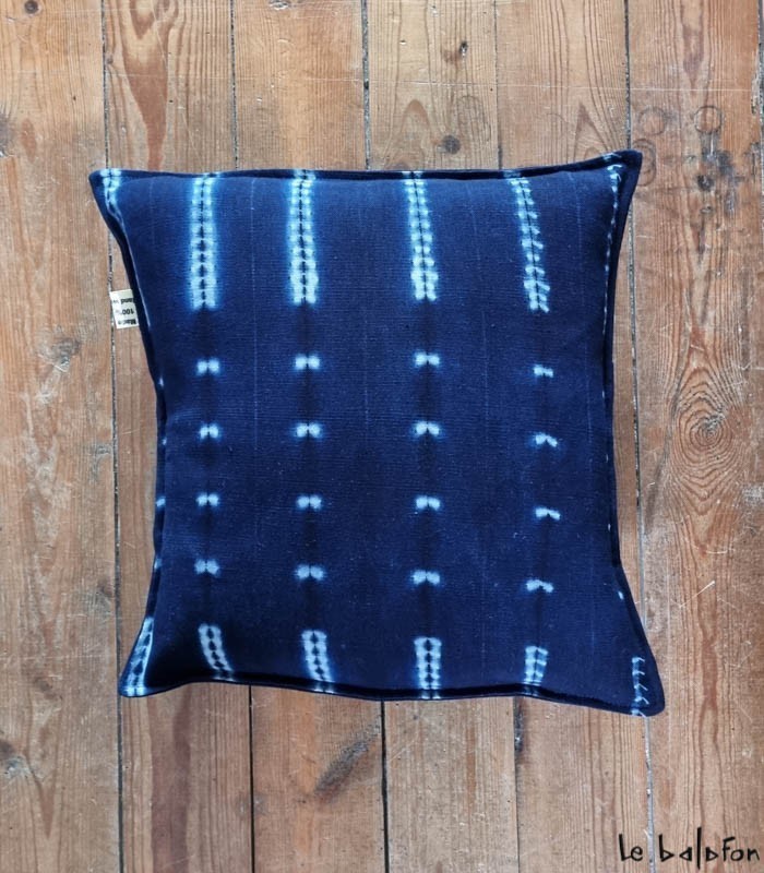 coussin indigo 40x40 Kati