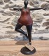 Statuette bronze africaine 39 cm