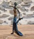 Statuette bronze africaine 19 cm