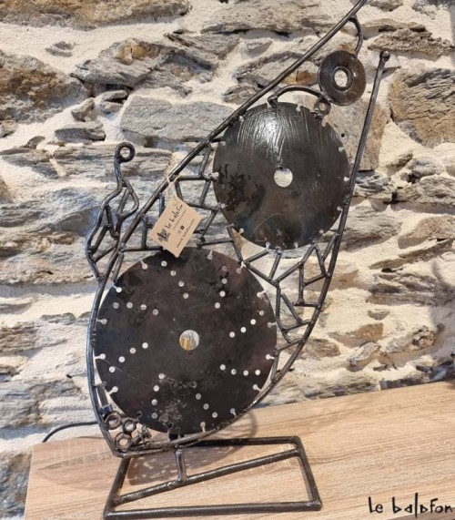 Lampe à poser en métal