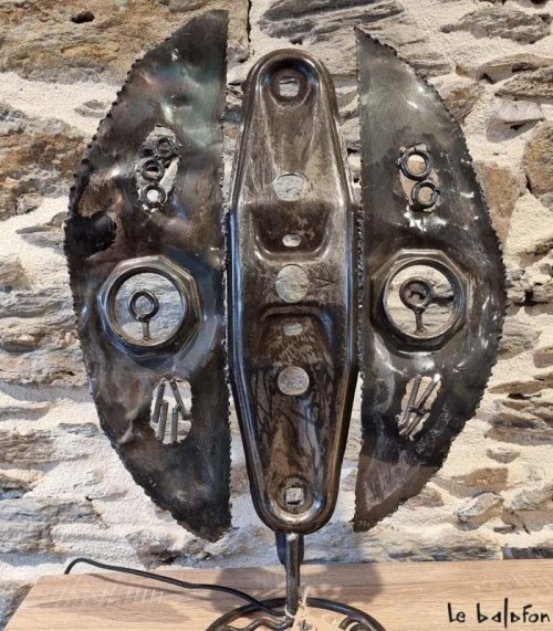 Lampe à poser en métal