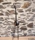Girafe en metal recyclé