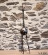 Girafe en metal recyclé