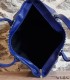 Sac ethnique en cuir et coton tissé
