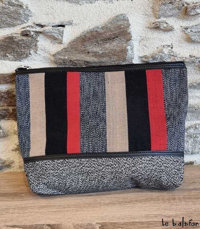 Pochette ethnique en tissu