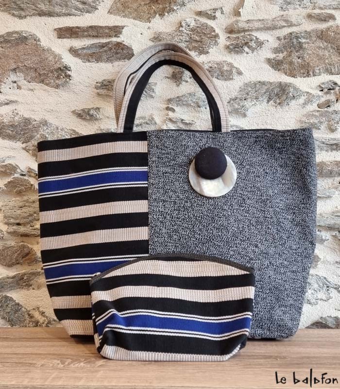 Sac ethnique en coton tissé