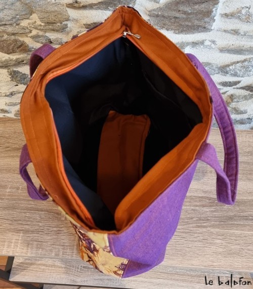 Sac ethnique en coton tissé