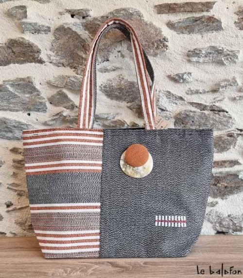 Sac ethnique en coton tissé