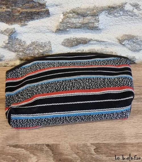Pochette ethnique en tissu