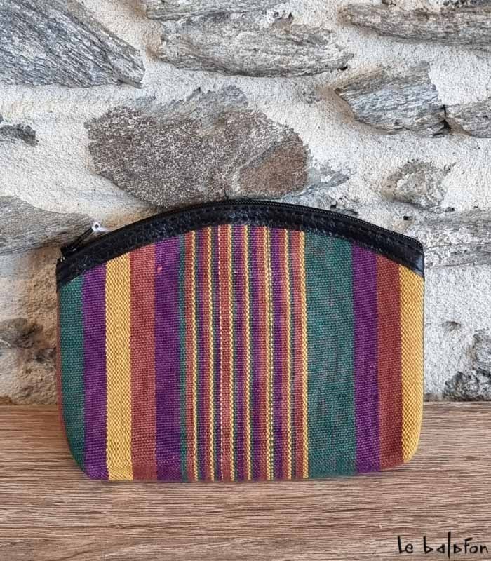 Porte-monnaie éthique coloré
