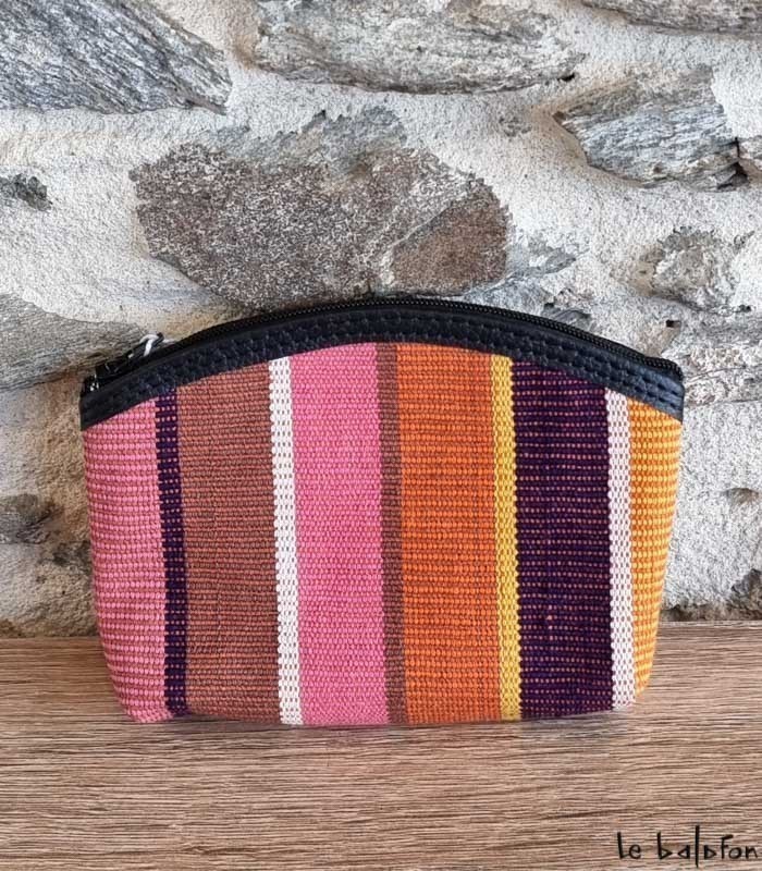 Porte-monnaie éthique coloré