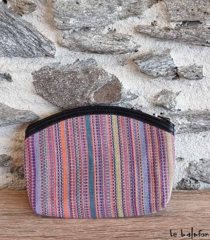 Porte-monnaie éthique coloré