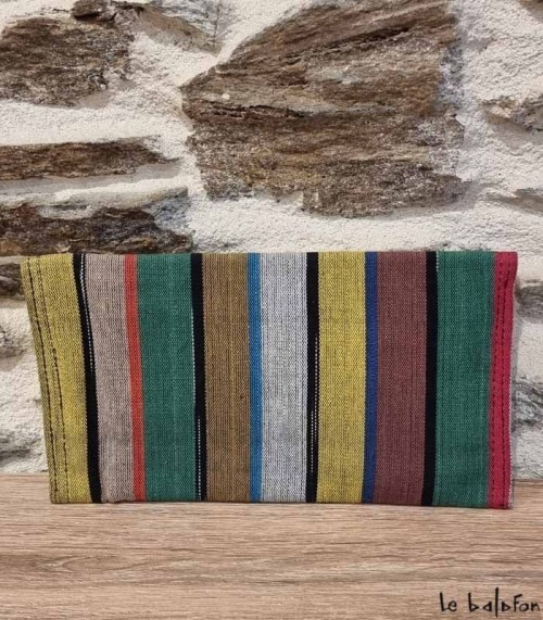 Pochette ethnique en tissu