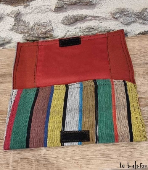 Pochette ethnique en tissu