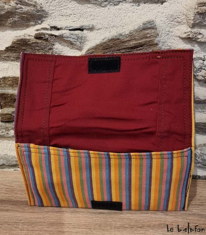 Pochette ethnique en tissu