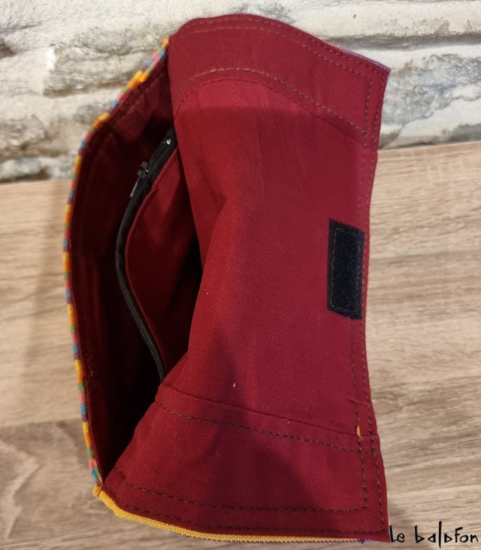 Pochette ethnique en tissu