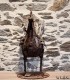 coq en metal recyclé