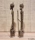 Couple dogon en bronze